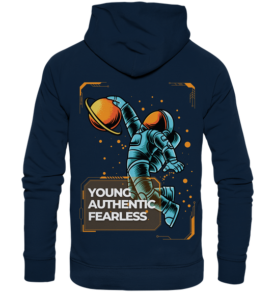 Young Authentic Fearless – Hoffnung für die Zukunft – Bio-Mode-Hoodie