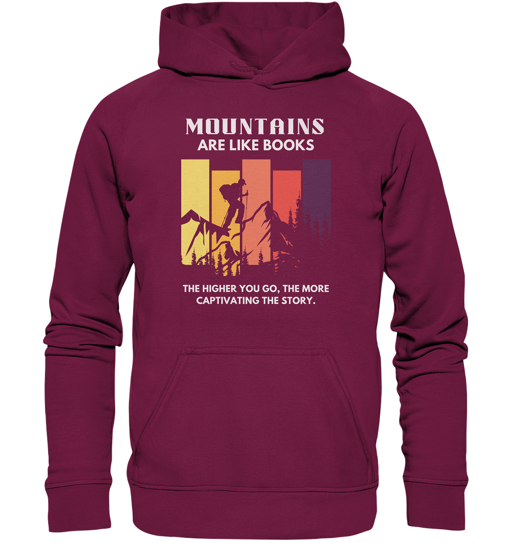 "Gipfeltreffen der Mode: Berge treffen auf Stil!" - Basic Unisex Hoodie