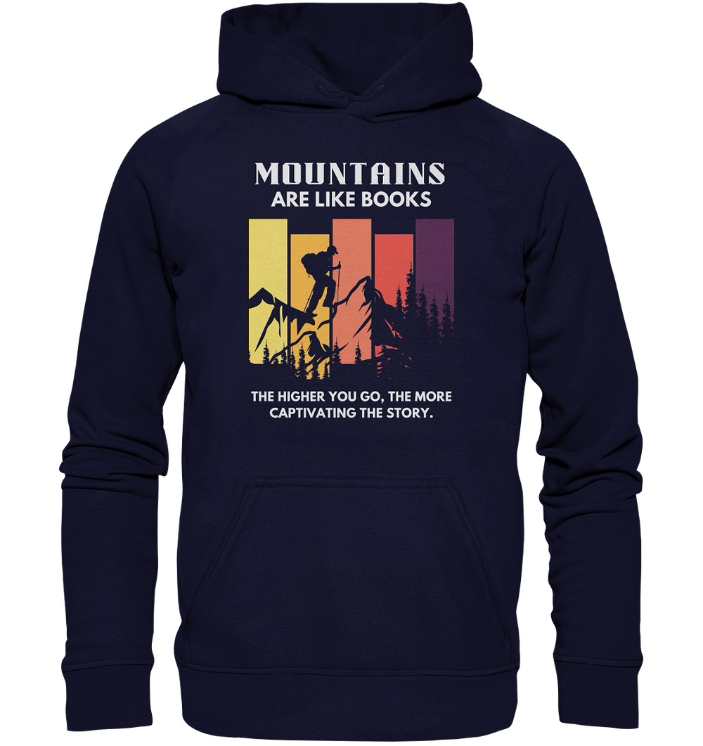 "Gipfeltreffen der Mode: Berge treffen auf Stil!" - Basic Unisex Hoodie XL