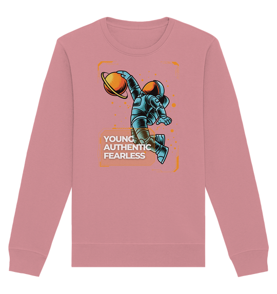 Young Authentic Fearless – Hoffnung für die Zukunft – Bio-Basic-Unisex-Sweatshirt