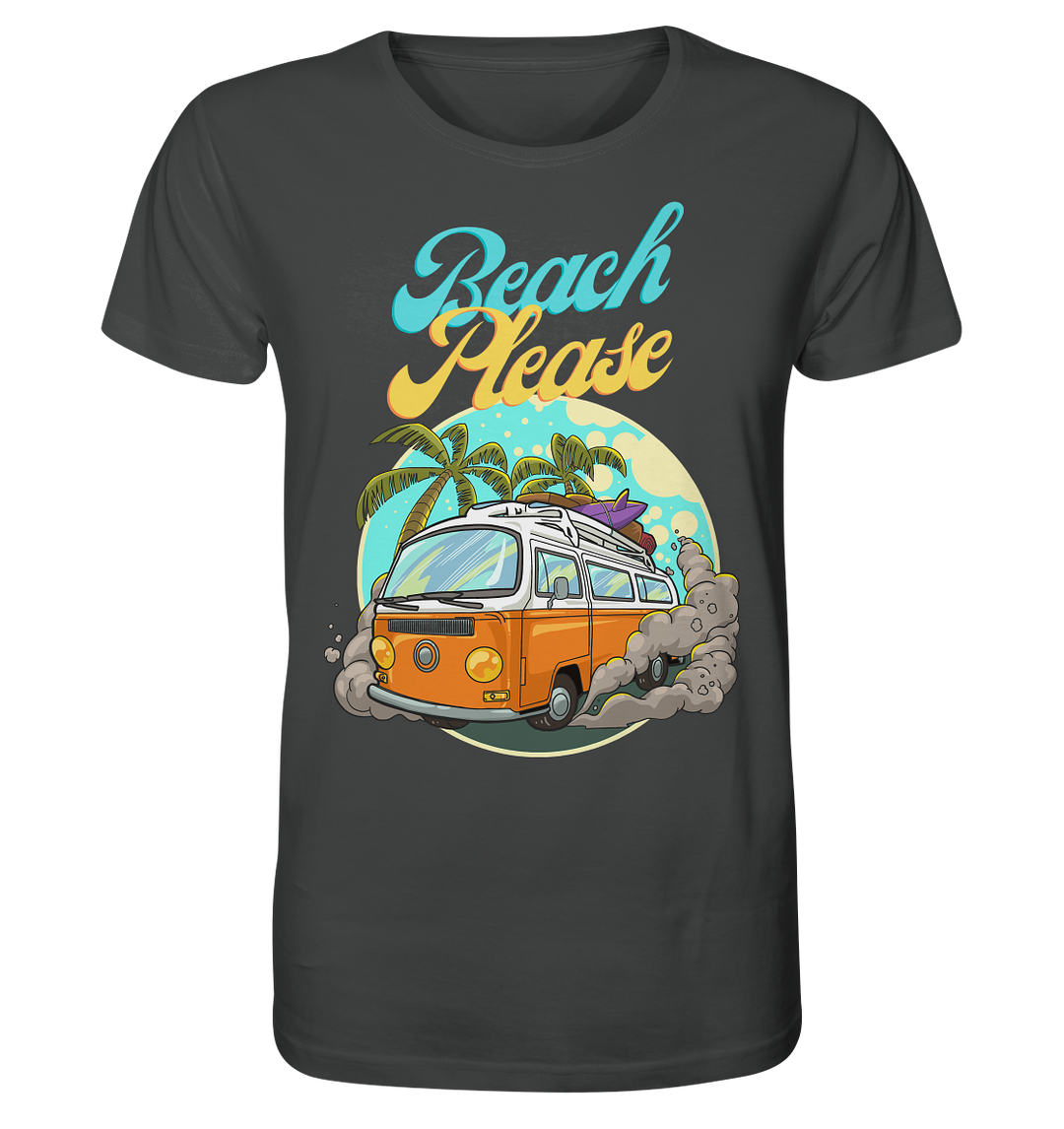 Strandflucht im Retro-Stil - Organic Shirt