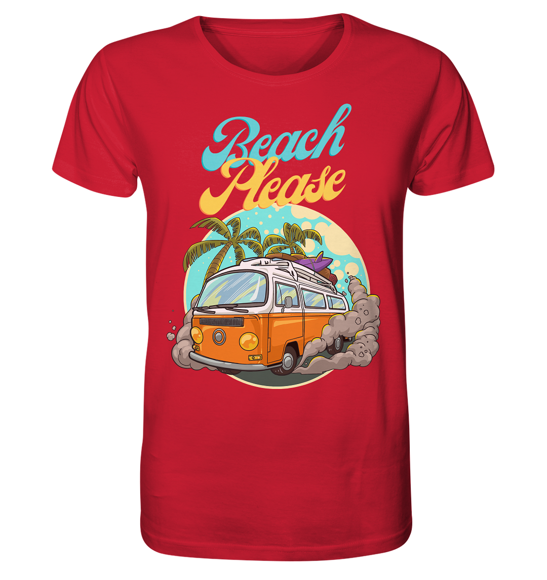 Strandflucht im Retro-Stil - Organic Shirt