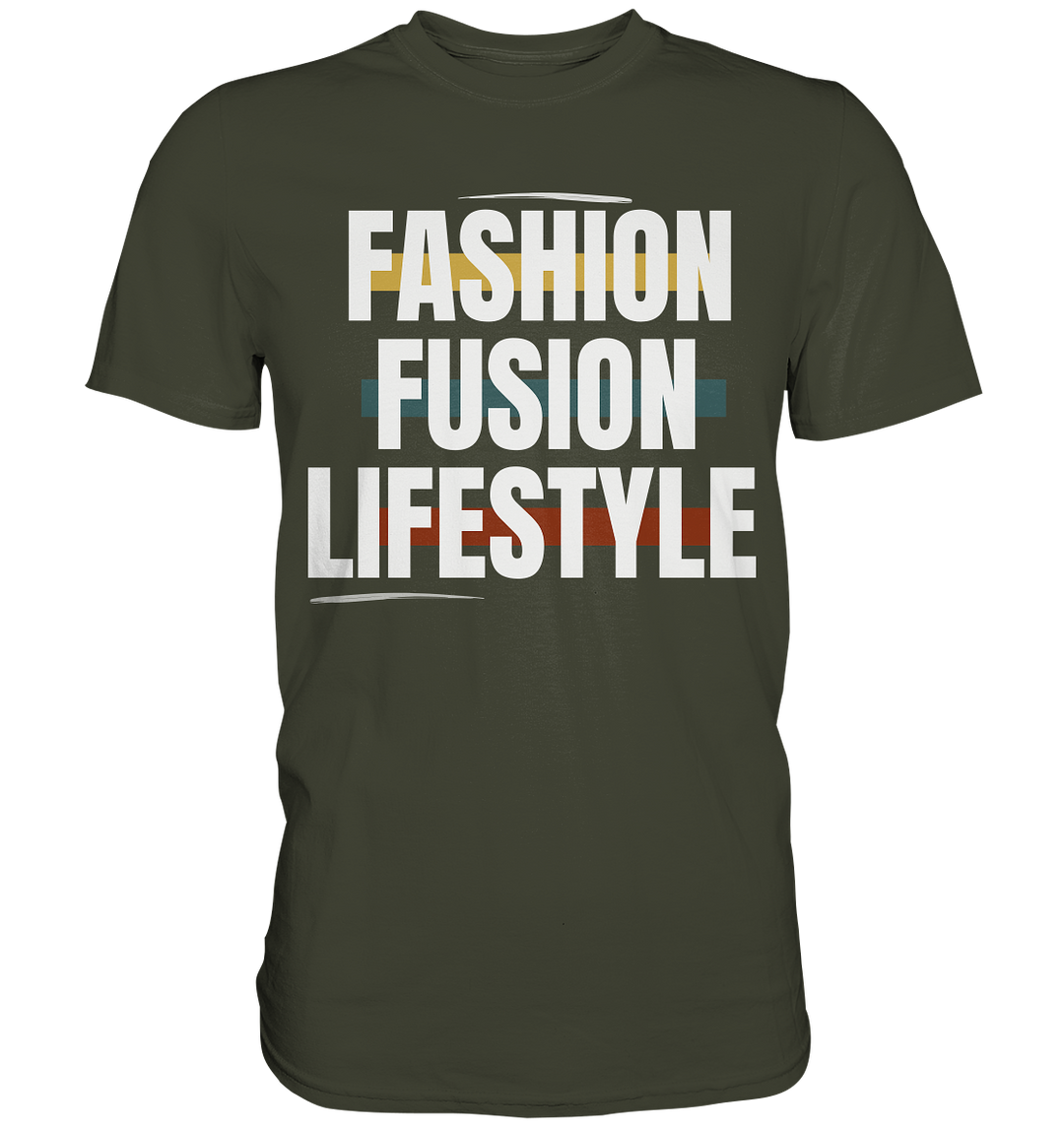 "Setze ein Zeichen in der Modebranche mit Fashion Fusion Lifestyle Prints!" - Premium Shirt